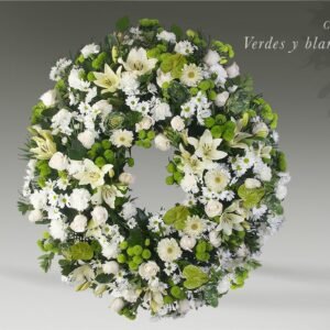 Corona Blancos y verdes