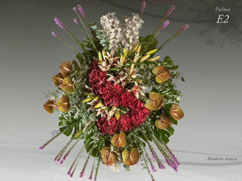 Palma especial E-2 flores naturales funeral Madrid