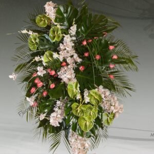 Palma floral especial E3 para funeral Madrid